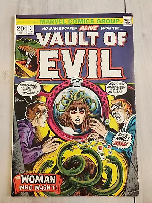 Vault Of Evil #3 Marvel Comics 1973 Scary Horror Mid Grade • $11.95