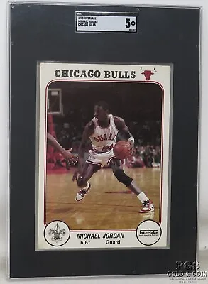 1985 Interlake Michael Jordan SGC 5 EX Chicago Bulls Oversize RC 27827 • $2299.99
