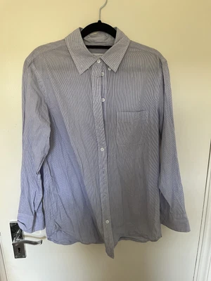 £15 • Buy Equipment Blue Striped Cotton Shirt Size XS