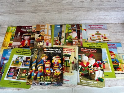 £8.99 • Buy Jean Greenhowe's Knitting Pattern Booklet Clowns Scarecrows Hedgehogs Toys Dolls
