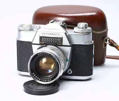 Voigtlander Bessamatic 35mm Film Slr Camera W/ Septon 50mm F/2 • $150