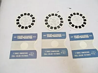 Vintage Sawyers View-Master Disneyland Tomorrowland 3 Reels 855-A 855-B 855-C  • $19.99