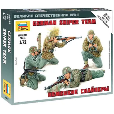 £8.95 • Buy Zvezda 6217 German Sniper Team 1:72 Figures Model Kit