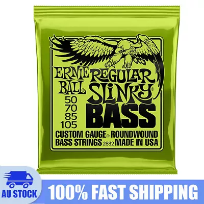 Ernie Ball 2832 Bass Guitar Strings Regular Slinky 50-105 - New OZ • $29.30