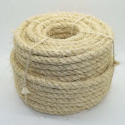 Natural Sisal Rope Cat Cats Scratching Post Claw Control Toys Crafts Pets Animal • £3.61