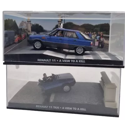 Eaglemoss 007 JAMES BOND Car Collection 1:43  RENAULT 11 TAXI A View To A Kill • £9.99
