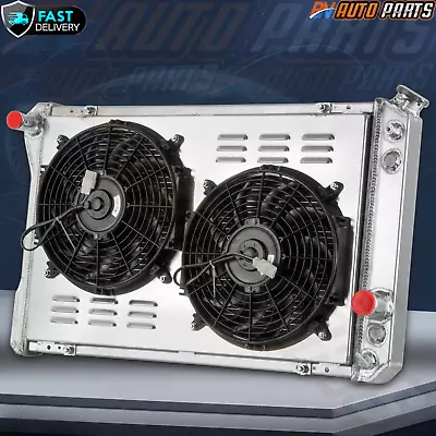 For 1993-2002 Chevy Camaro/Pontiac Firebird 3 ROW Aluminum Radiator+Shroud+Fan • $160.55