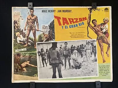 1967~Tarzan And The Great River~MIKE HENRY~JAN MURRAY~Originl Mexican Lobby Card • $24.99