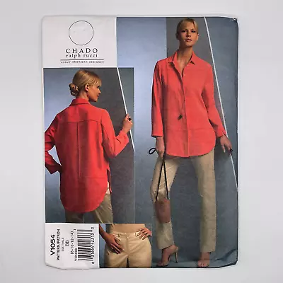 Vogue Designer CHADO RALPH RUCCI Pattern Misses Sexy Shirt & Pants 1054 • $15