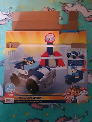 Mega Bloks Paw Patrol The Movie Chase's City Police Cruiser Set  • £8