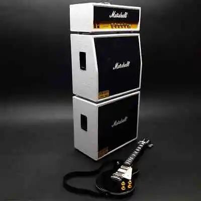 Marshall Rhoads Lead Jcm 800 Miniature Guitar Amplifier Amp Combo Stack White • $40