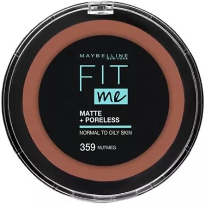 Maybelline Fit Me Matte + Poreless Powder Normal/Oily - 359 Nutmeg 12g • £6.28