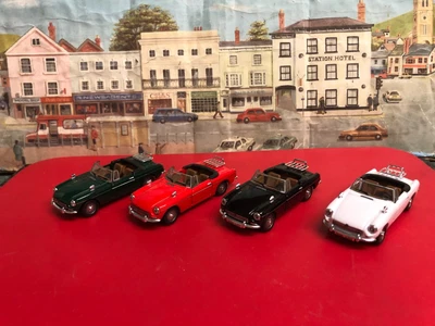 £11 • Buy Cararama 1:43 Scale M.G.B Cabriolet Die Cast Models X 4