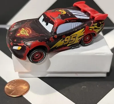 DISNEY Pixar Cars Color Change Changers Changing Lightning McQueen Red Black C1 • $7.99