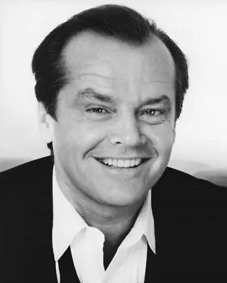 Jack Nicholson Iconic Smiling Portrait In Open White Shirt 1980's 24x36 Poster • £28.94