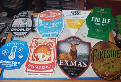 £3.95 • Buy Real Ale Beer Pump Clip Fronts Unused Freepost 