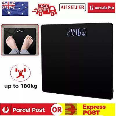 Electronic Bathroom Scales Body Baby Weight Scale Watchers 180Kg Gym Weighing • $22.99