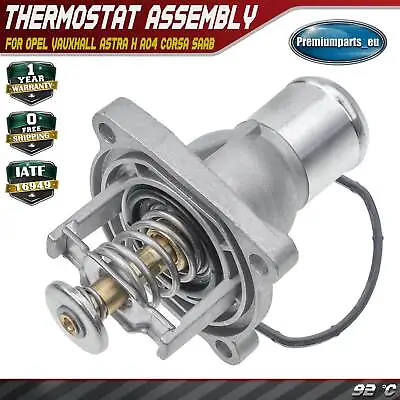 £23.99 • Buy Coolant Thermostat For Opel Vauxhall Astra H A04 Corsa D S07 Saab 9-5 YS3G 1.6