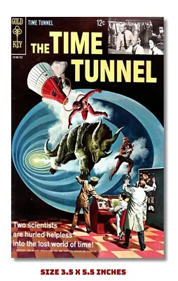 The 1960's The Time Tunnel Old Comic Cover Magnet  3.5 X 5.5   • $6.95