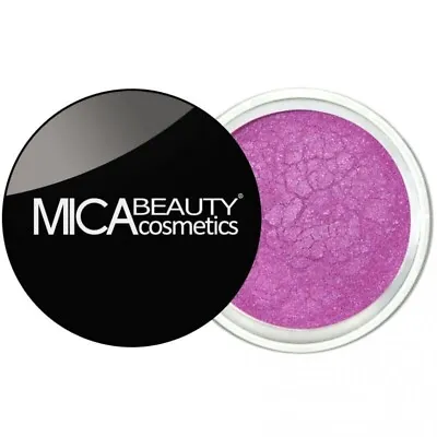 MICA BEAUTY Mineral Eye Shadow Glitter ARROGANCE 82 FUCHSIA PINK Full Sz 2.5g NW • $18.33