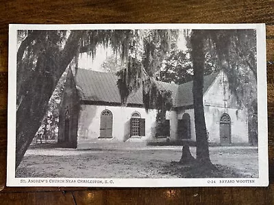 $7.99 • Buy Vintage Postcard St Andrews Church Near Charleston SC B & W