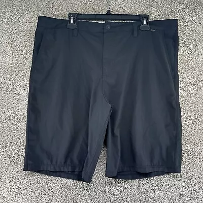 Hurley Phantom Chino Shorts Mens 38 Black 10” Inseam Stretch Logo Breathable • $9.44