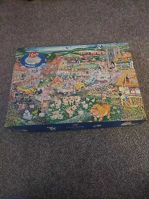 Gibsons 1000 Piece Jigsaw Puzzle  - I LOVE SPRING MIKE JUPP • £4