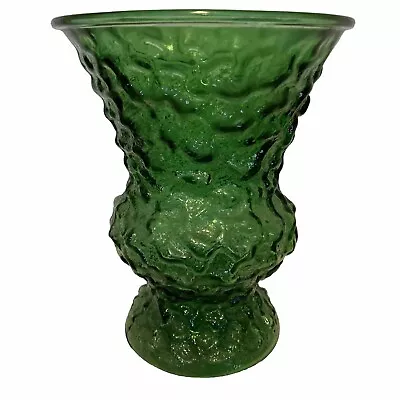 Vintage E.O.Brody Co. Emerald Green Glass Vase • $19