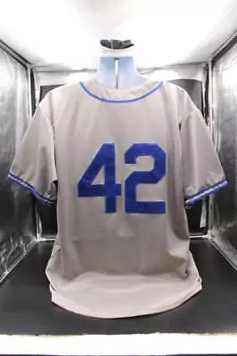 Jackie Robinson Mitchell & Ness Jersey 1955 LA Dodgers Grey Size 56 NWT D11356 • $62.99