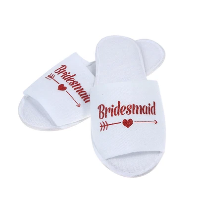 Team Bride To Be Bridesmaid Spa Soft Slippers For Bridal Shower Hen Ni StYIUK W • £5.16