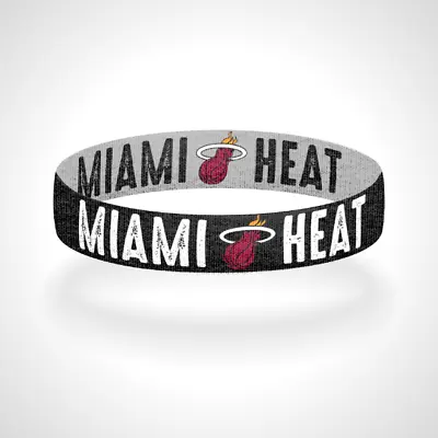 Reversible Miami Heat Bracelet Wristband #HeatIsOn White Hot Heat • $18