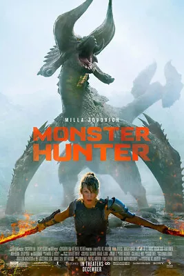 Monster Hunter Movie Milla Jovovich Painting Print Wall Art Home - POSTER 20x30 • $23.99