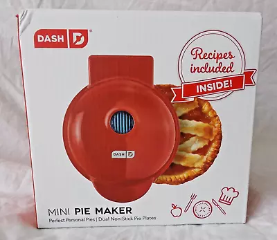 Dash Mini Pie Maker RED - Dual Nonstick Pie Plates (PFOA-free);  New In Box • $16