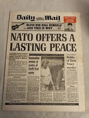 1990 DAILY MAIL 7th July • £9.99