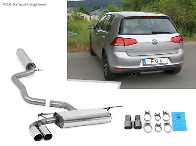 $1129.77 • Buy Stainless System From Cat VW Golf 7 1.4 TSI 2.0 Tdi + GTD 2x80mm Double-Walled