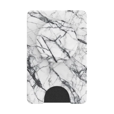 $41.95 • Buy PopSockets Popwallet+ Phone Card Holder Wallet Stand Grip Mount - White Marble
