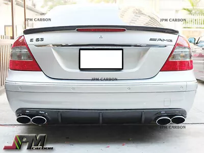 For Mercedes 2003-2008 W211 E55 E63 Amg Dp Cf Carbon Fiber Rear Bumper Diffuser • $348.99