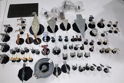 $275 • Buy Star Wars Miniatures WOTC, Starship Battles, 86 Ships W/Cards*