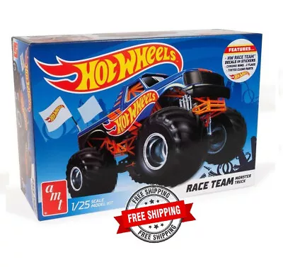 Amt1256 Amt Race Team Monster Truck Hot Wheels 1:25 Scale Model Kit • $31.45