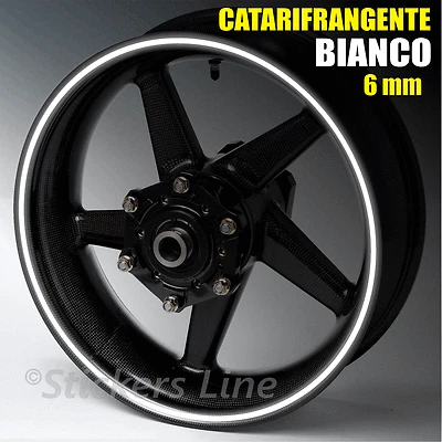 Wheel Stripes Rifrangenti Per Cerchi Moto - Foto 6
