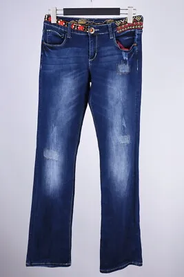 £47.99 • Buy Desigual Classic Straight Boot Cut Jeans Size M W30 / L34