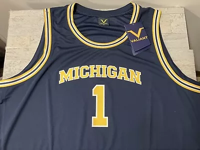 Michigan Wolverines #1 HUNTER DICKINSON College Basketball Jersey XXL New W/ Tag • $39.99