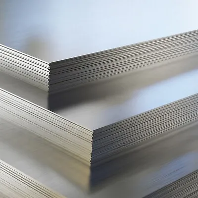 Stainless Steel Sheet Brushed Polish 0.9mm 1.2mm 1.5mm 2mm Various Sizes • £2.53