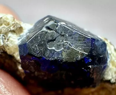 24 Ct Ultra Rare Natural Dark Blue Dravite Tourmaline Crystals On Mica Specimen • $9.99