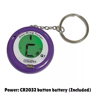$15.26 • Buy New Guitar Tuner Keyring Chromatic Bass Violin Ukulele