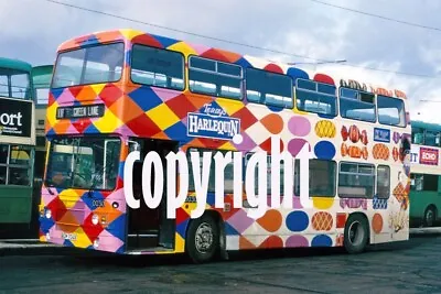 £0.99 • Buy Bus Photo - Merseyside PTE 0030 ACM704X Leyland Olympian Terry's Harlequin Ad