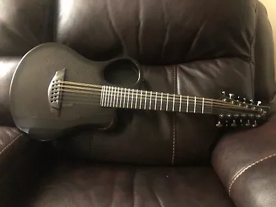 2023 Emerald Black Carbon Fiber Amicus Acoustic Guitar New/Mint Condition • $1700