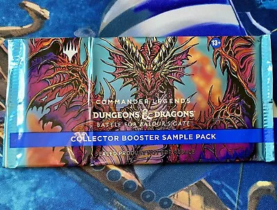 Battle For Baldur's Gate Collector Booster SAMPLE Pack Magic The Gathering Mtg • $13.97