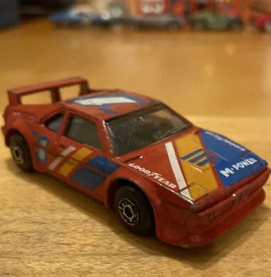 Vintage Matchbox 1981 Red BMW M1 M-sport Rare Motorsports Race Car Original Old • $13.99