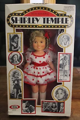 New VTG 1973 Ideal #1125 Now Appearing Shirley Temple 16  Poseable Doll SR21 • $45.64